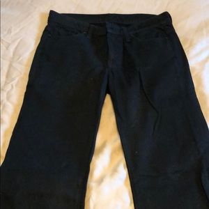 7 for mankind solid black 27